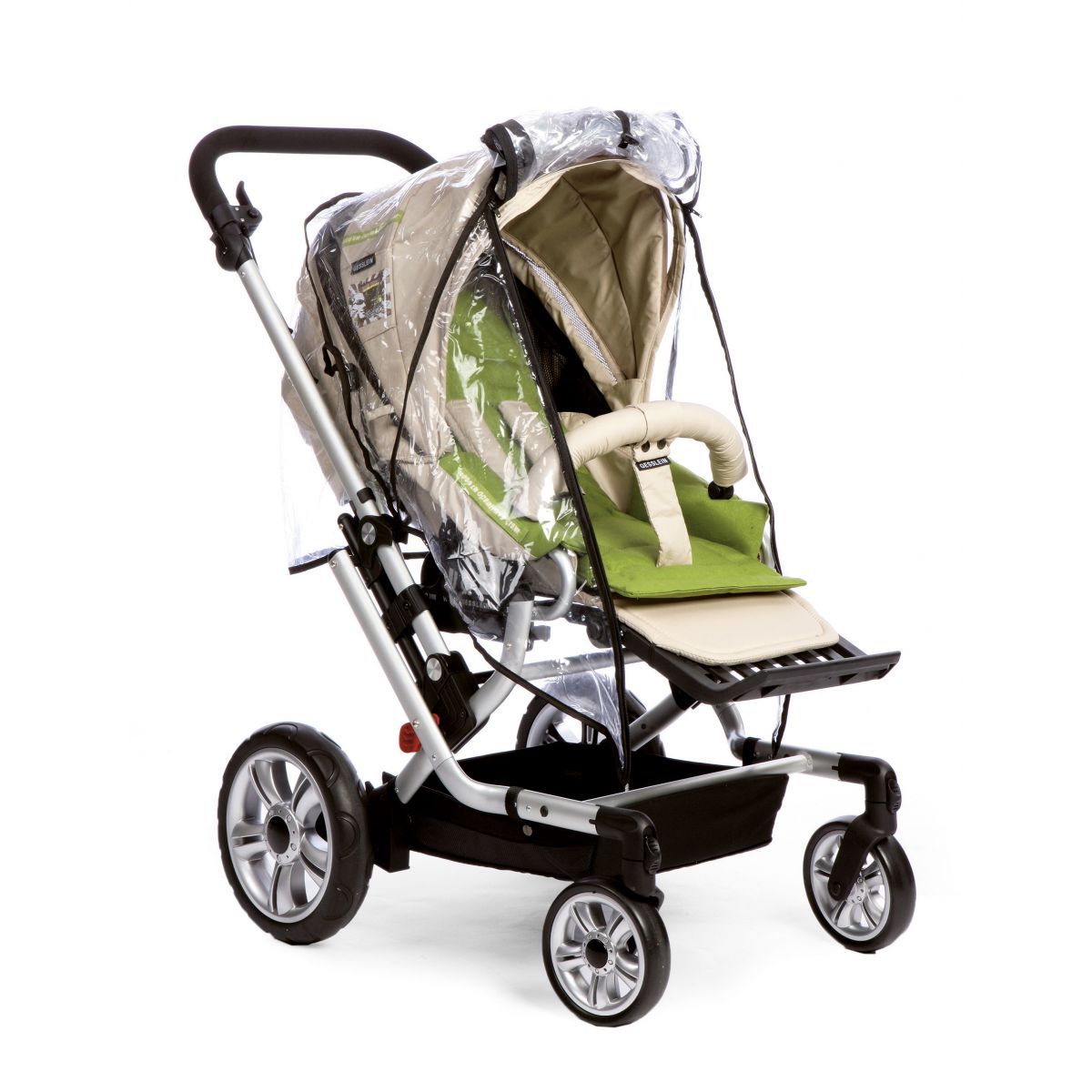 Gesslein Wetterschutz Mit Reflektoren - Regenverdeck Für Kinderwagen